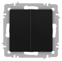 Переключатель Accent 6-107-05 двойн. 10А-250В IP20 СУ AL/CU антрацит Intro Б0063564