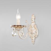 Бра Eurosvet 10118/1 белый с золотом/тонированный хрусталь Stro