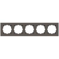 Рамка 5-м СП Accent 6-505-09 титан Intro Б0063739