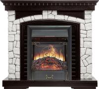 Royal Flame Каминокомплект Glasgow - Венге / Белый с очагом Majestic FX Black