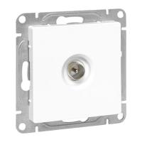 Розетка телевизионная TV 1-м СП Эпика механизм бел. EKF UP1-SOW-TV-1