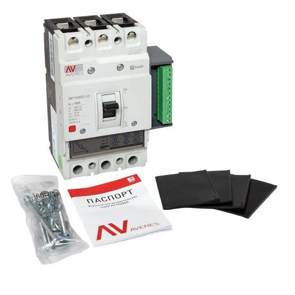 Выключатель автоматический 3п 160А 50кА AV POWER-1/3 ETU2.2 AVERES EKF mccb-13-160-2.2-av