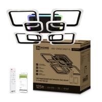 Светильник светодиодный ELEGANT ARIS-125RGB-SMART-WH 125Вт 3000-6500К 8800лм 230В 585х585х115мм ПУ бел. IN HOME 4690612051307