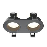 Встраиваемый светильник Maytoni Technical DL126-02-GU10-B