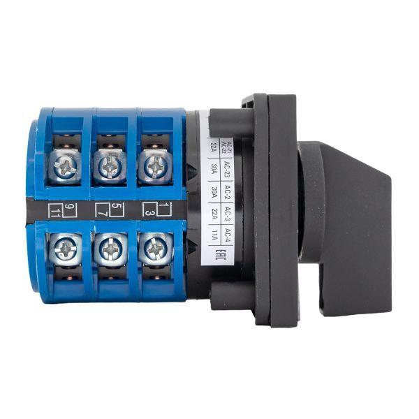 Переключатель кулачковый ПК-1-23 3П 32А "1-0-2" EKF pk-1-23-32