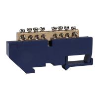 Шина нулевая с изолятором OptiKit BB-D-N-DIN-8-6х9 син. КЭАЗ 277858