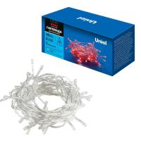 Гирлянда светодиодная ULD-S0500-050/DTA RED IP20 5м 50 LED красн. свет провод прозр. Uniel UL-00008665