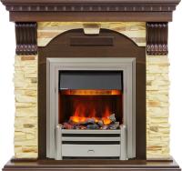 Dimplex Каминокомплект Dublin угловой - Темный дуб / Сланец с очагом Chesford