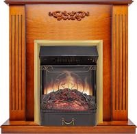 Royal Flame Каминокомплект Lumsden - Дуб антик с очагом Majestic FX M Brass