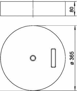 Основание для сист. FangFix бетон F-FIX-S16 OBO 5403227