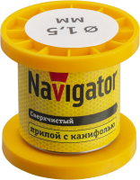 Припой 93 080 NEM-Pos02-63K-1.5-K50 (ПОС-63; катушка; 1.5мм; 50 г) Navigator 93080