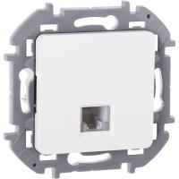 Розетка телефонная Inspiria RJ11 механизм бел. IEK 673820