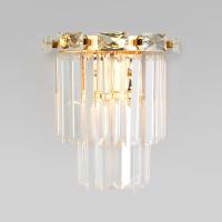 Бра Eurosvet 10130/1 золото/прозрачный хрусталь Strotskis