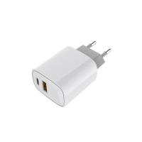 Сетевое зарядное устройство с двумя портами USB-A + USB-C, 20Вт REXANT