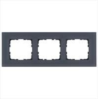 Рамка 3-м G-Glass стекло маренго Jasmart G1003GC