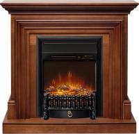 Royal Flame Каминокомплект Bradford - Орех с очагом Fobos FX M Black RC