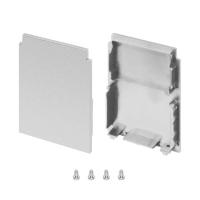 Заглушка SL-LINE-4050-3L-HIGH глухая пластик (комплект) Arlight 044675