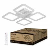 Светильник светодиодный ELEGANT ARIS-W 60Вт 3000-6500К 4700лм 230В 450х450х75мм с пультом ДУ бел. IN HOME 4690612043340