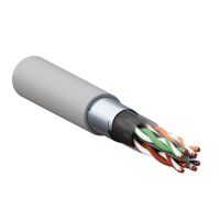 Кабель витая пара F/UTP кат.6 4 пары 23 AWG solid PVC сер. (уп.305м) TERACOM PRO EKF TRP-6FTP-04PVC-GY-IN3