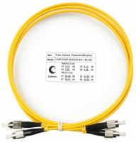 Шнур оптический duplex FC-FC FOP(d)-9-FC-FC-1.5м 9/125см 1.5м LSZH Cabeus 7488c