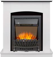 Royal Flame Каминокомплект Barcelona (Разборный) - Белый с черным с очагом Aspen Black