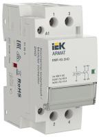 Контактор модульный KMR 40А 24В AC/DC 2НО ARMAT IEK AR-KMR20-040-20-024