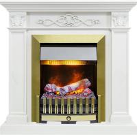 Dimplex Каминокомплект Verona - Белый дуб с очагом Danville Antique Brass FB2