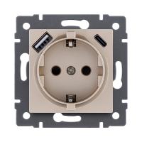 Розетка KOLLINGER REA-004GD