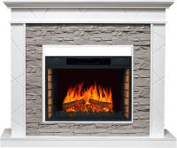 Royal Flame Каминокомплект Basel - Белый / Сланец серый с очагом Vision 26 LED FX