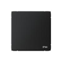 Переключатель 1-кл. ArtGallery IP44 10AX быстрозажим. клем. механизм карбон SE GAL441061S