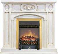 Royal Flame Каминокомплект Florence - Слоновая кость с патиной с очагом Fobos FX M Brass