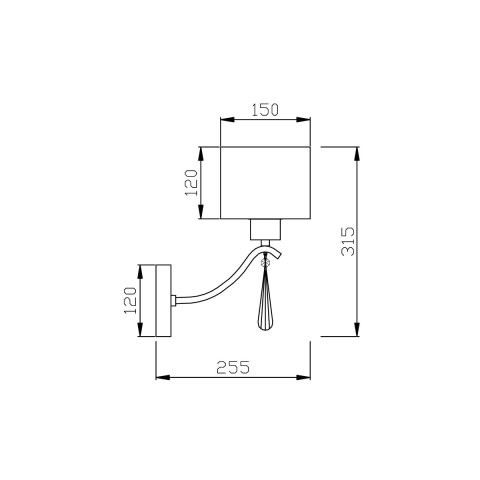 Бра Vele Luce VL1623W01