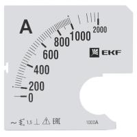 Шкала сменная для A961 1000/5А-1.5 PROxima EKF s-a961-1000