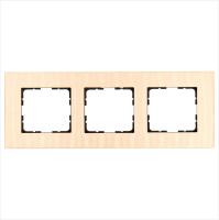 Рамка 3-м G-Metal метал. алюм. шампань Champagne Gold Jasmart G1003AG