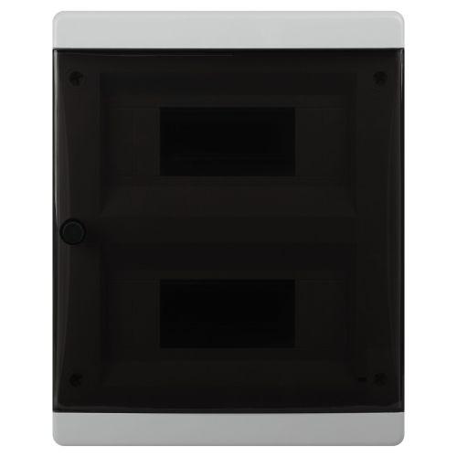 Корпус встраиваемый COMFORT ЩРВ-П-24 IP40 пластик. прозр. крышка бел. Эра Б0067230