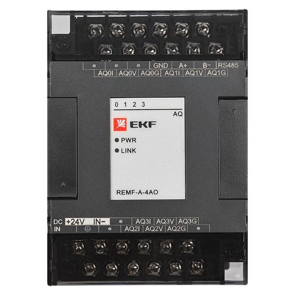 Модуль аналогового вывода REMF 4 PRO-Logic (с поверкой) EKF REMF-A-4AO-V