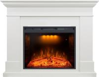 Royal Flame Каминокомплект California - Белый с очагом Emerald 28