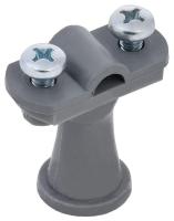 Держатель проводника кругл. 6-10мм H38мм пластик сер. IEK ZDP80-60-1-68-038