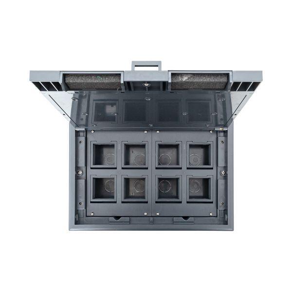 Лючок напольный с изменяемой глубиной C-Line 16 (с приборной рамкой) EKF cl-ln-k-16