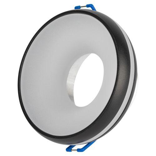 Светильник декоративный DK100 BK MR16 GU5.3 встраив. черн. ЭРА Б0055589