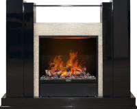 Dimplex Каминокомплект Rockwell - Черный лак, слоновая кость с очагом Albany