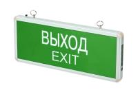 Светильник светодиодный PEL 101-1 "ВЫХОД-EXIT" (табло) 3Вт 1.2В IP20 ССА аварийный оповещатель Pro JazzWay 5032989