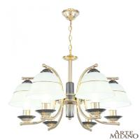 Подвесная люстра Arte Milano 301240/6 Bk/Gd
