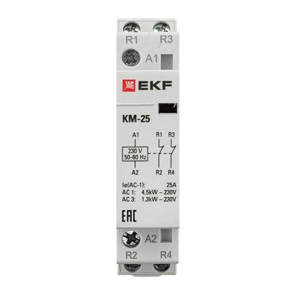 Контактор модульный КМ 25А 2NC (1 мод.) PROxima EKF km-1-25-02