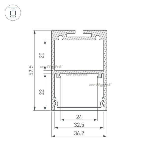 Профиль Arlight 036137