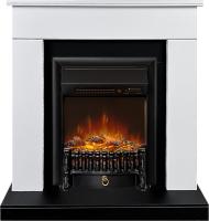 Royal Flame Каминокомплект Bergen (Разборный) - Белый с черным (Ширина 900 мм) с очагом Fobos FX M Black RC