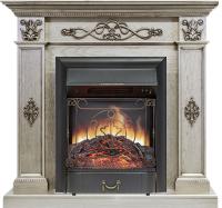 Royal Flame Каминокомплект Derby - Old silver с очагом Majestic FX Black
