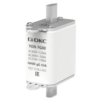 Предохранитель YON ножевого типа FG00 с одинарной индикацией 63А DKC 1FG00-0063