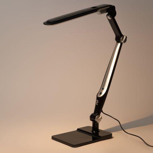 Светильник светодиодный NLED-497-12W-BK настол. на струбцине и с основанием черн. Эра Б0052771