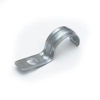 Скоба крепежная однолапковая усиленная противопожарная СМОУ d25-26мм метал. отв. d 6.5мм (уп.100шт) Промрукав PR13.02427